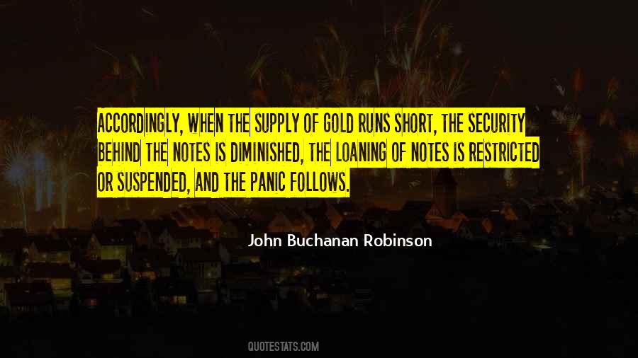 John Buchanan Robinson Quotes #318152