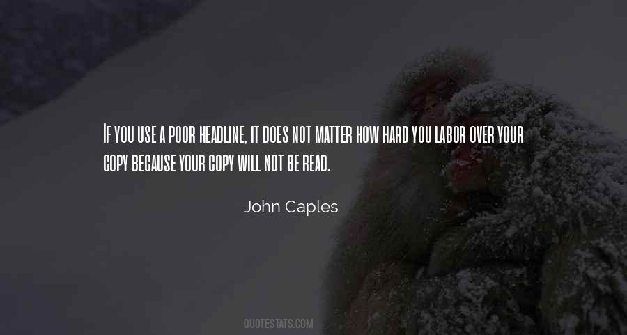 John Caples Quotes #613979