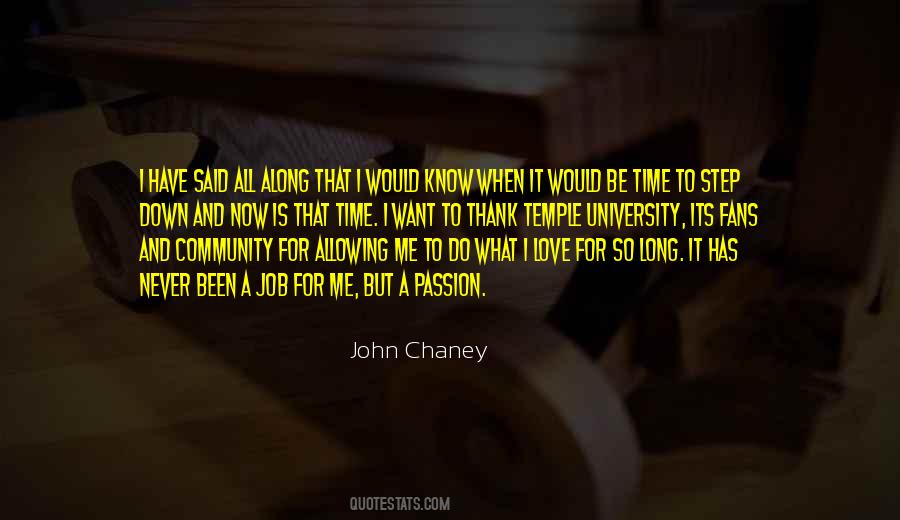 John Chaney Quotes #529789 John Chaney Quotes #529789