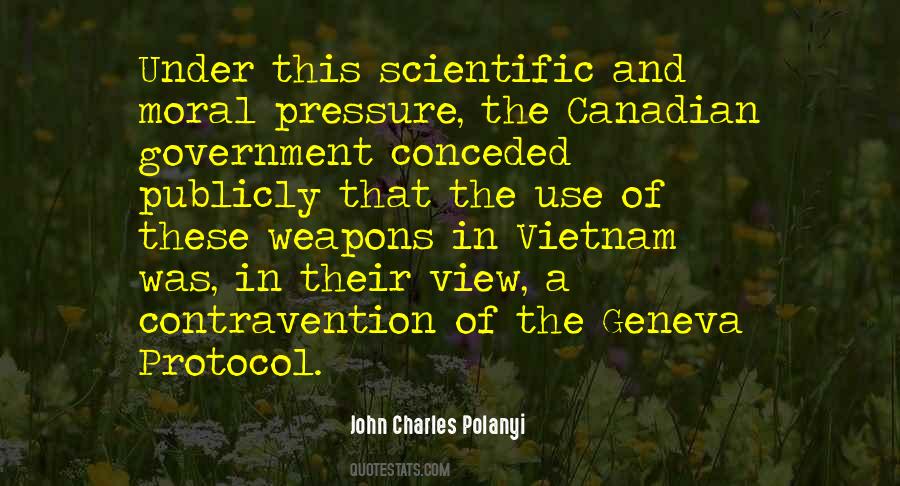 John Charles Polanyi Quotes #93021