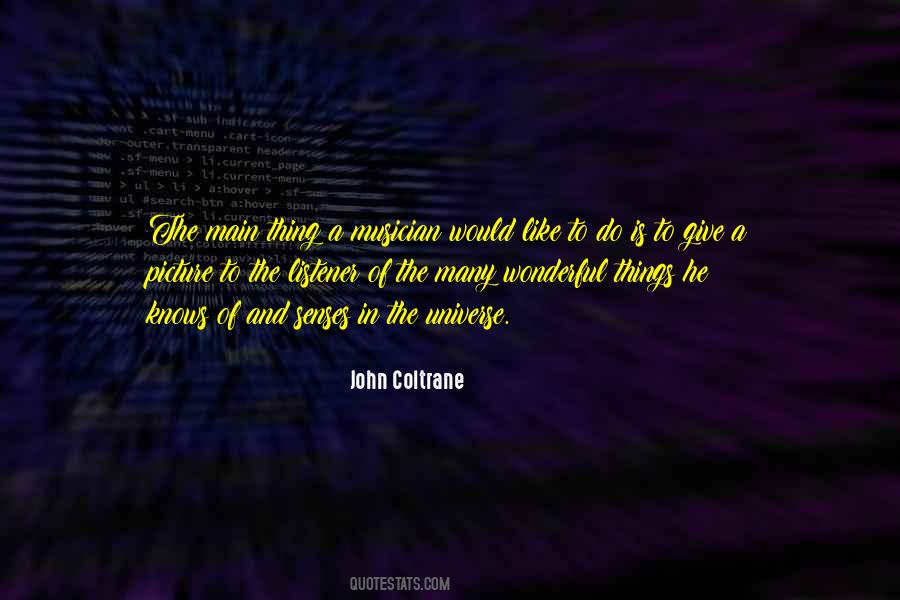 John Coltrane Quotes #626309