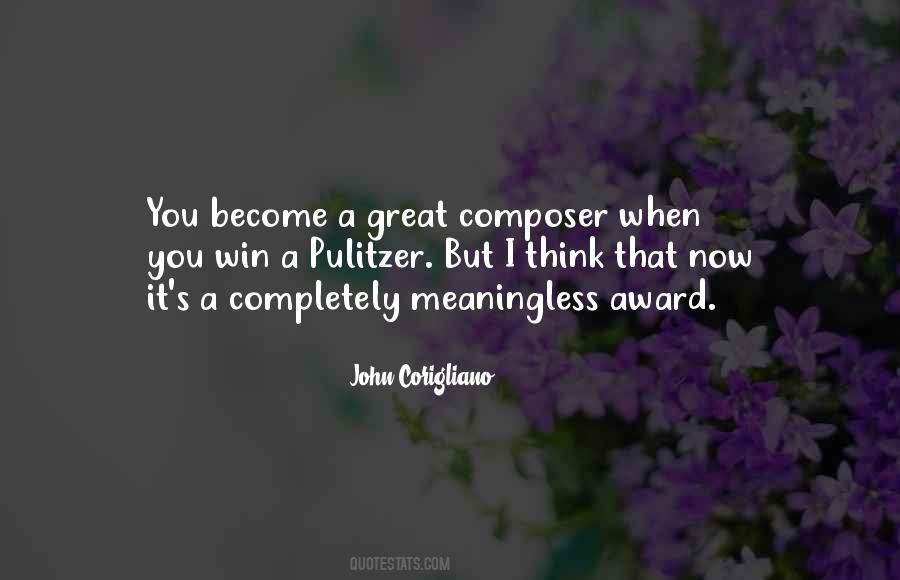 John Corigliano Quotes #1543813 John Corigliano Quotes #1543813