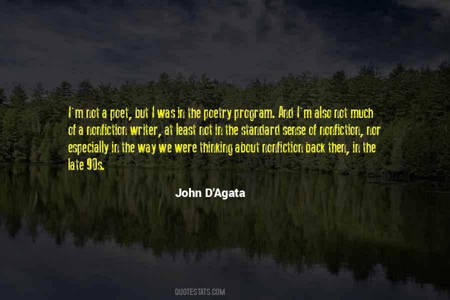 John D'Agata Quotes #1085330