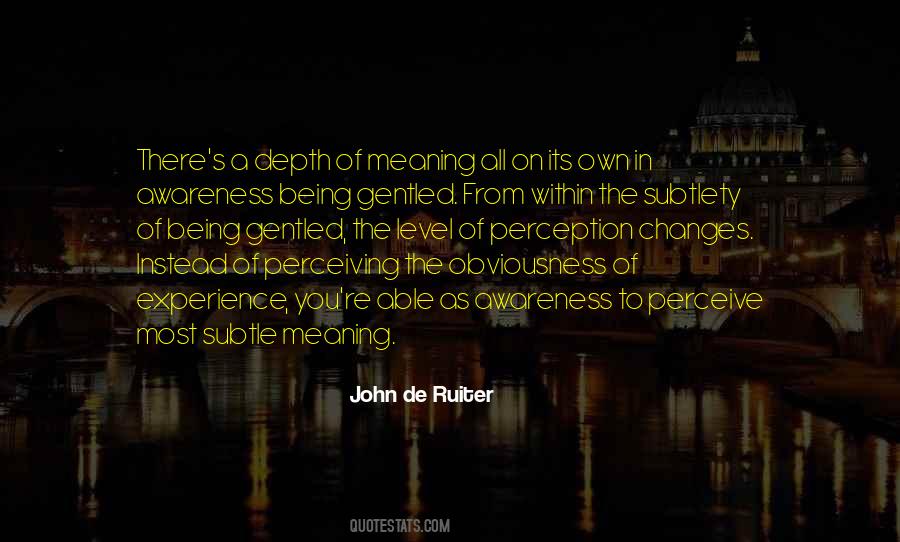 John De Ruiter Quotes #1338807