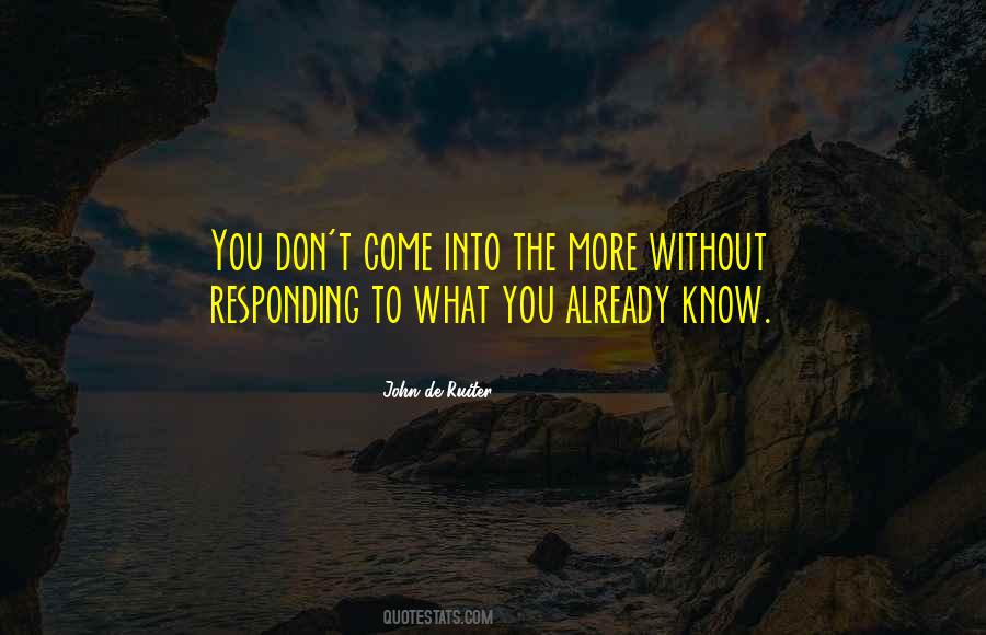John De Ruiter Quotes #145043