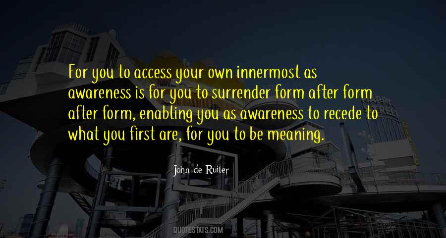John De Ruiter Quotes #1563743