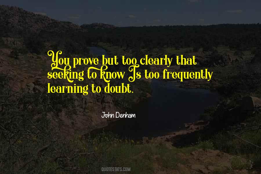 John Denham Quotes #928240