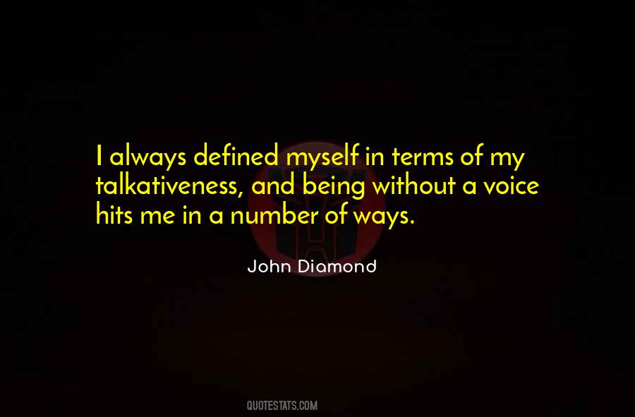 John Diamond Quotes #407864