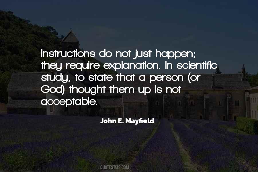 John E. Mayfield Quotes #1638346