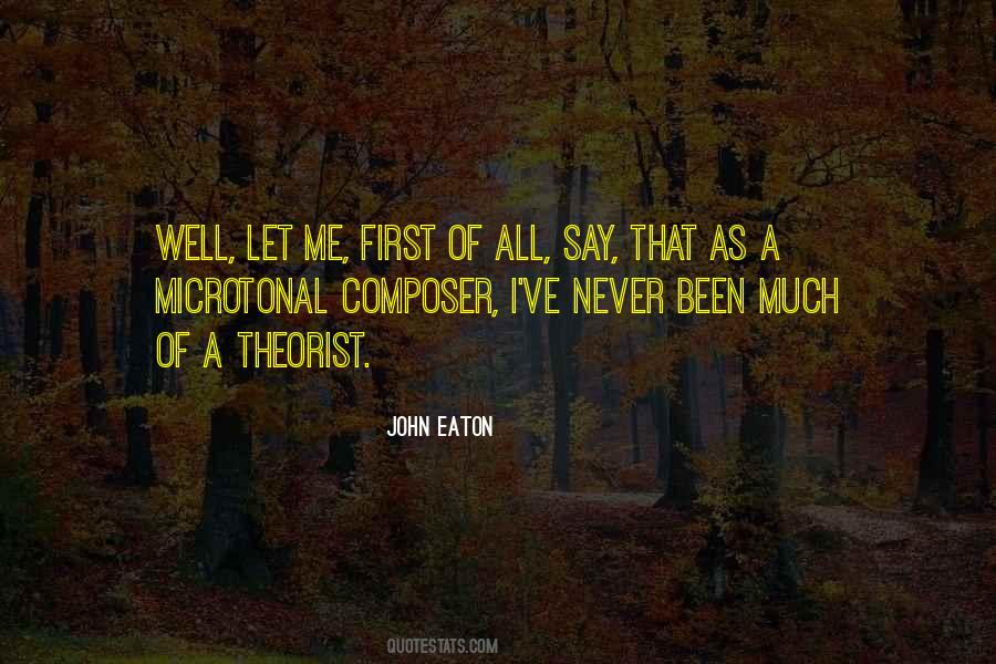 John Eaton Quotes #1620903