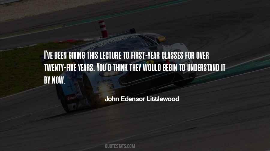 John Edensor Littlewood Quotes #976991
