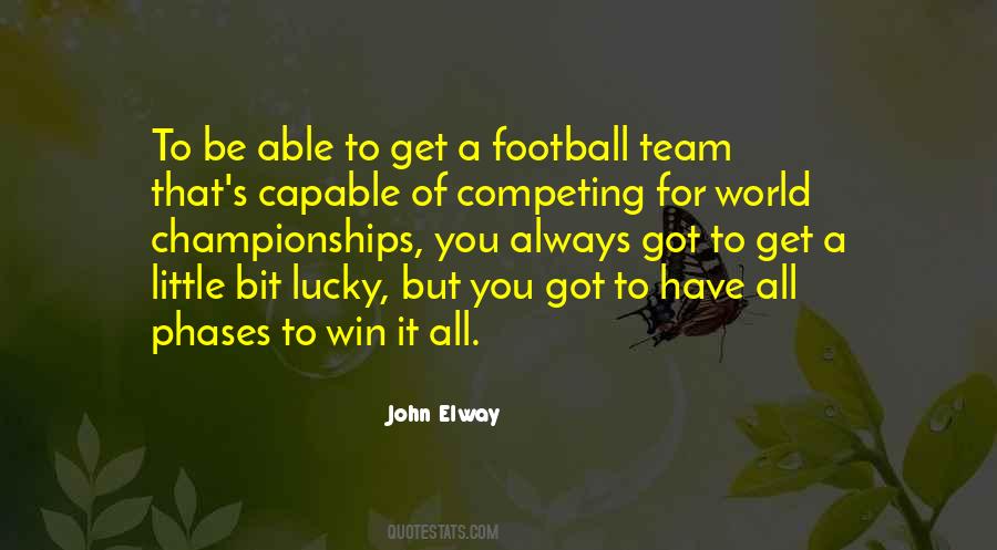 John Elway Quotes #1270672