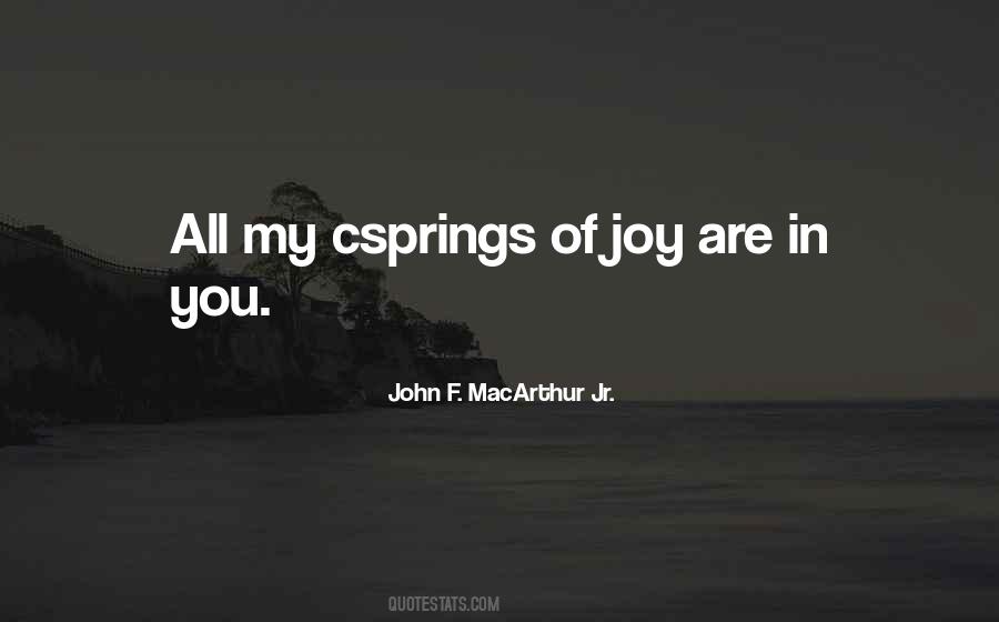 John F. MacArthur Jr. Quotes #1456942