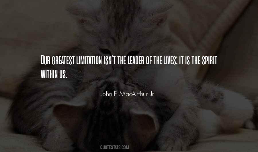 John F. MacArthur Jr. Quotes #74452