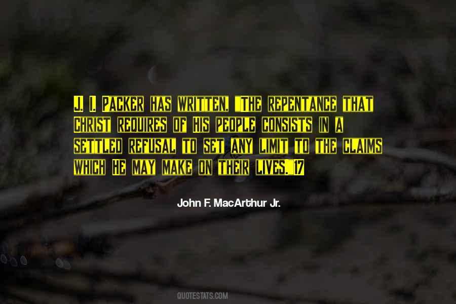 John F. MacArthur Jr. Quotes #869783