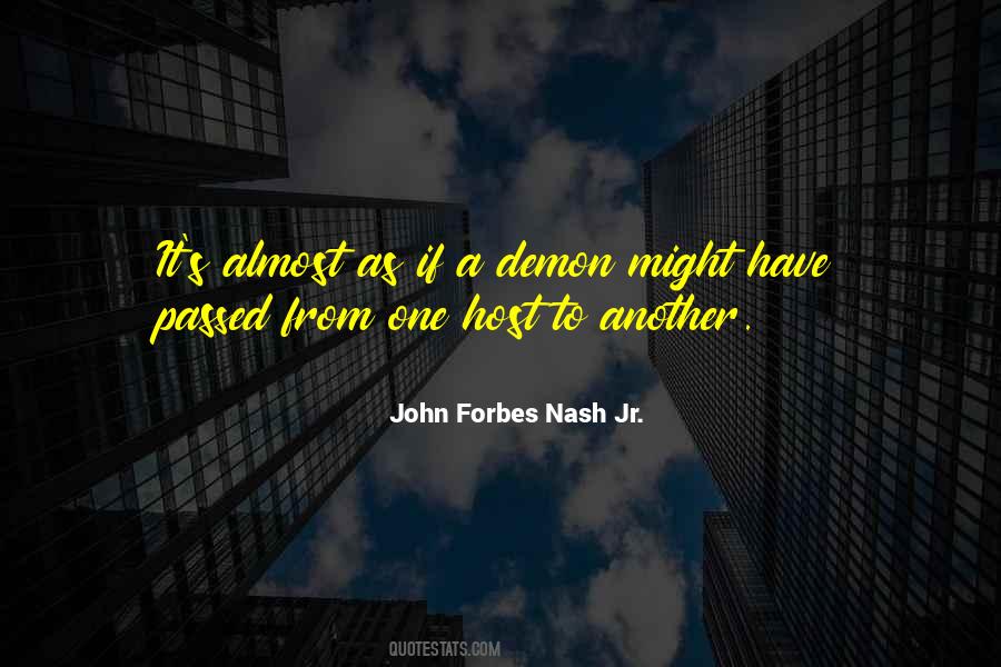 John Forbes Nash Jr. Quotes #1801643