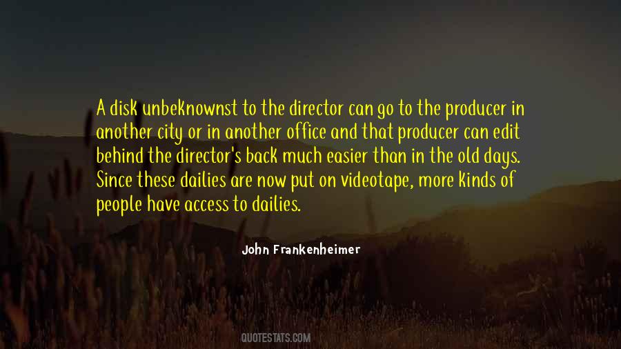 John Frankenheimer Quotes #1090312