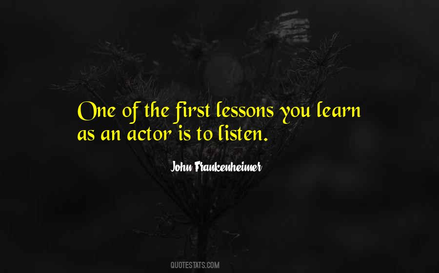 John Frankenheimer Quotes #1802508