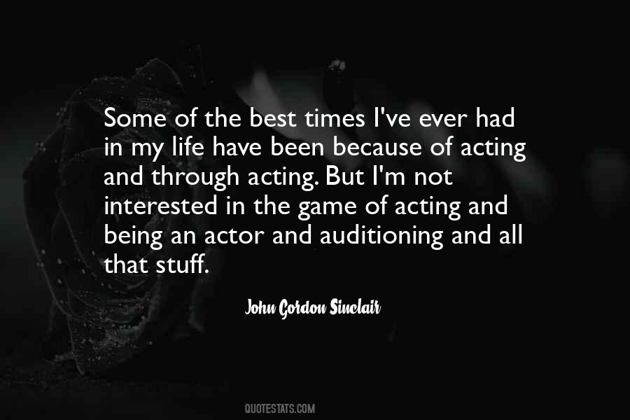 John Gordon Sinclair Quotes #873544