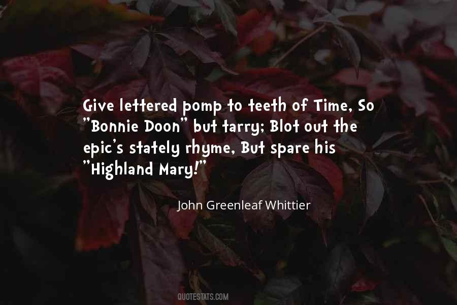 John Greenleaf Whittier Quotes #251846