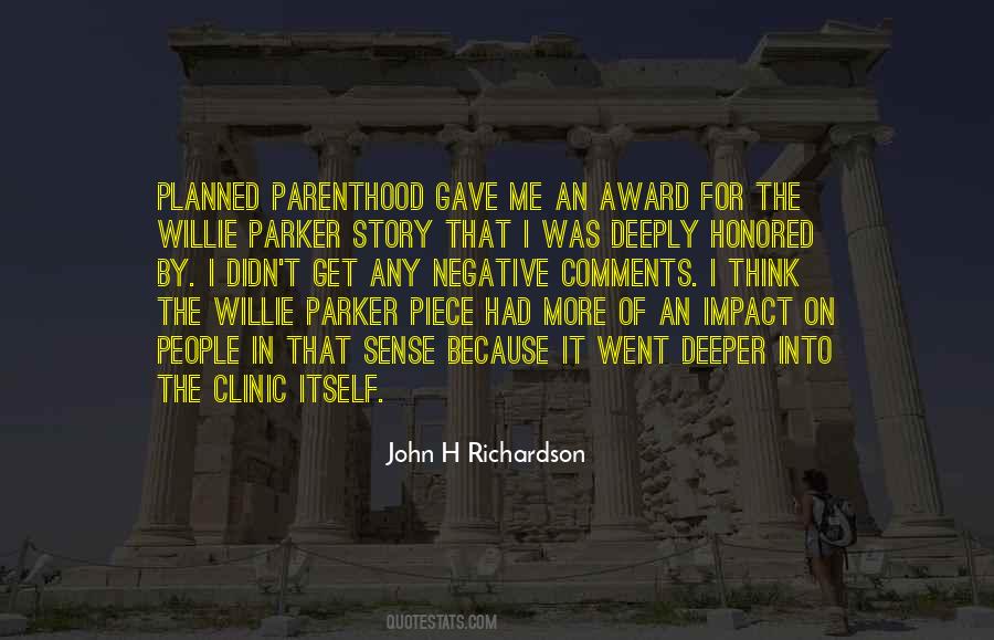 John H Richardson Quotes #1439168