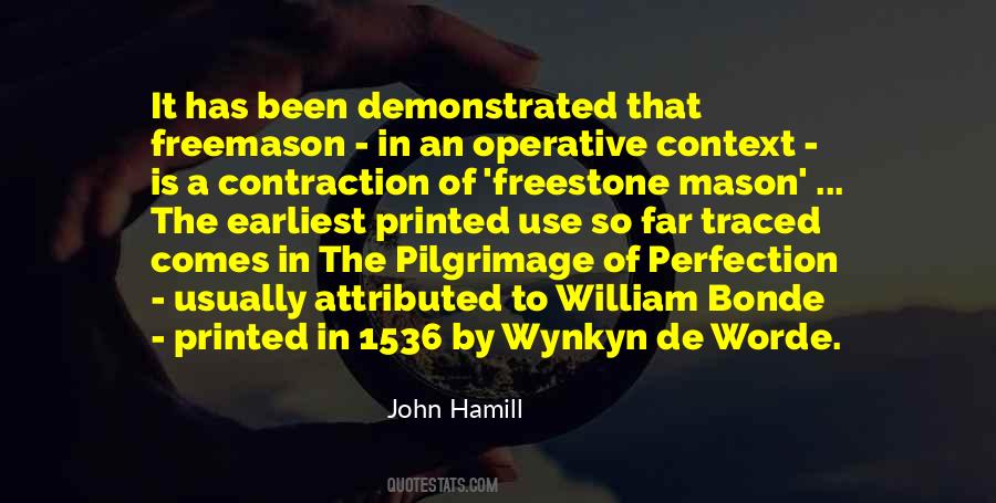 John Hamill Quotes #1604517