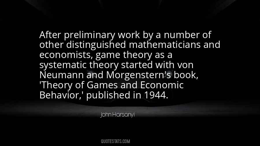 John Harsanyi Quotes #884207