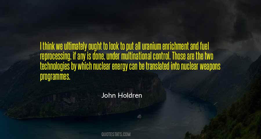 John Holdren Quotes #1597241