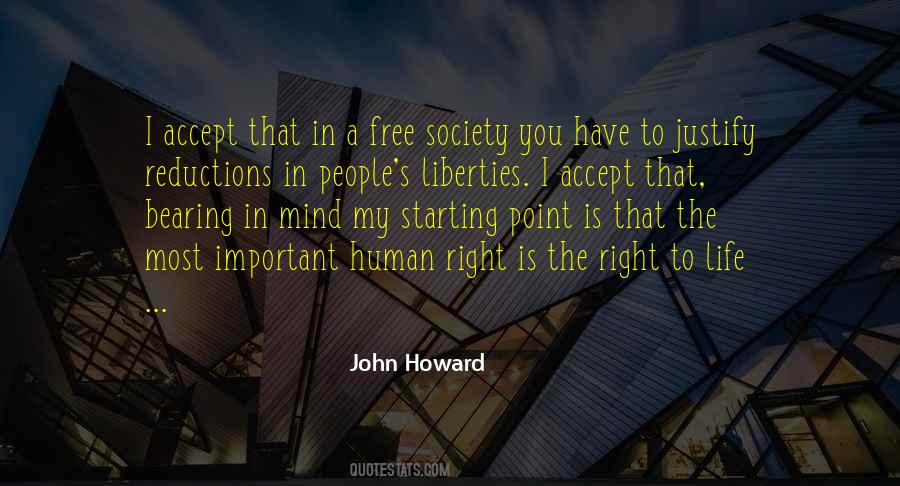 John Howard Quotes #1699437