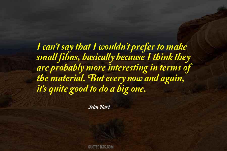 John Hurt Quotes #347745