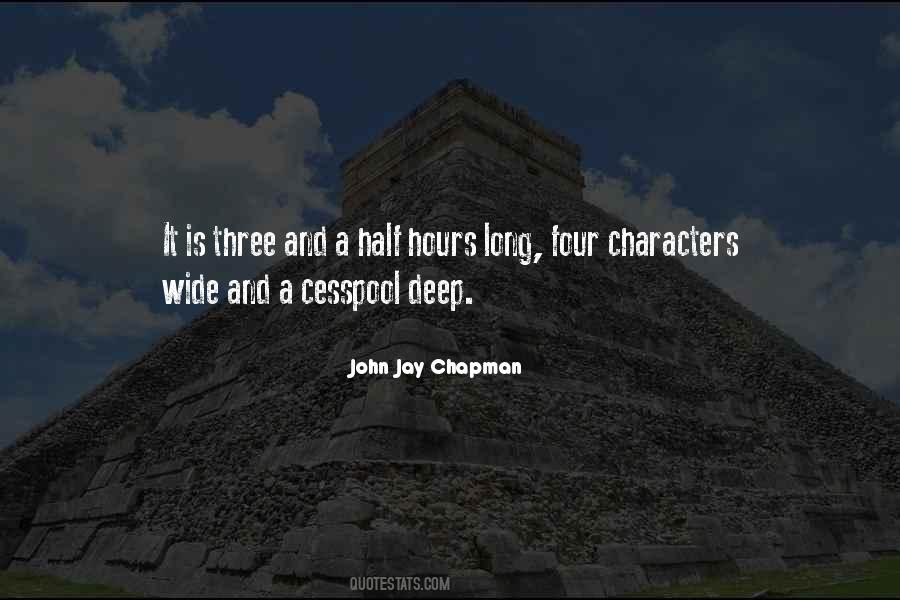 John Jay Chapman Quotes #757326