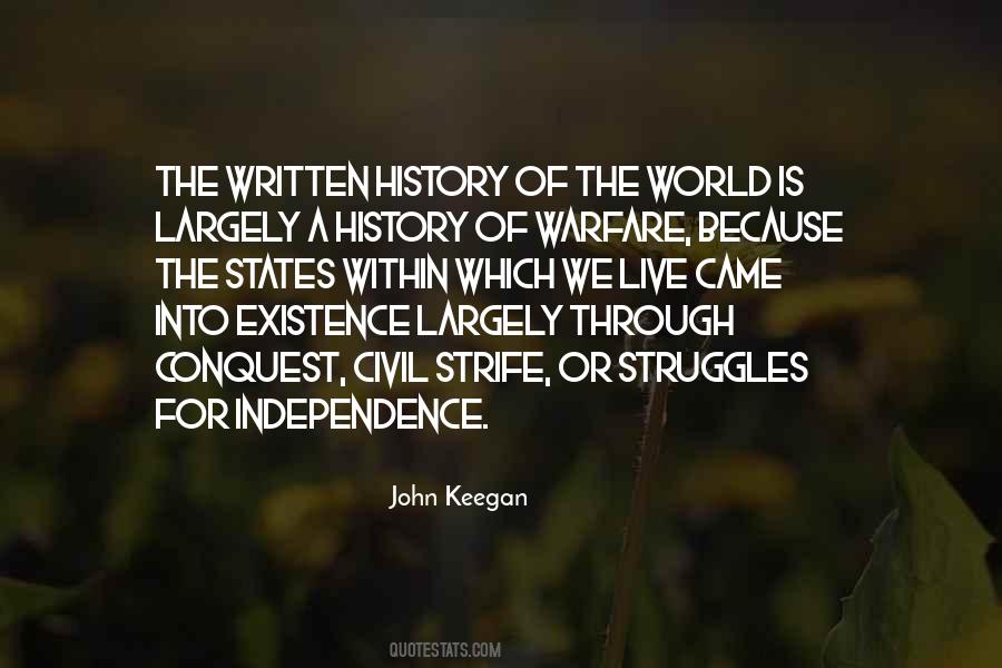 John Keegan Quotes #1877145