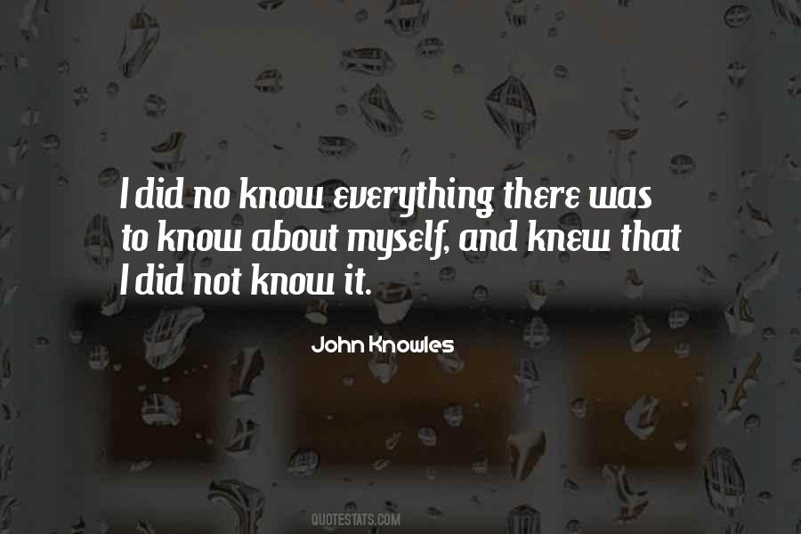 John Knowles Quotes #343797