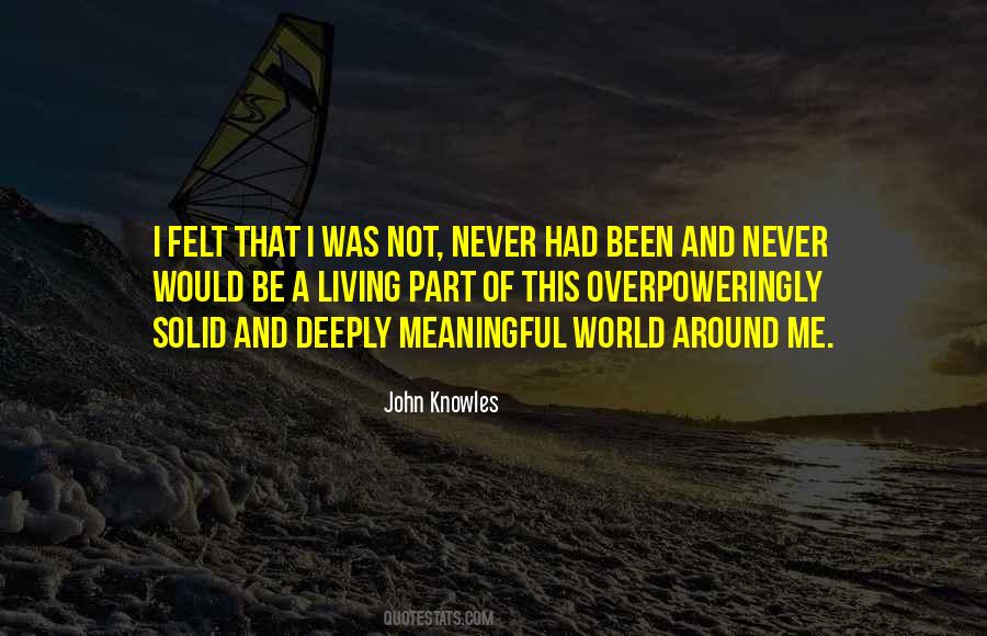 John Knowles Quotes #631708