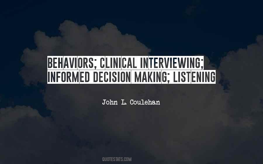 John L. Coulehan Quotes #100659