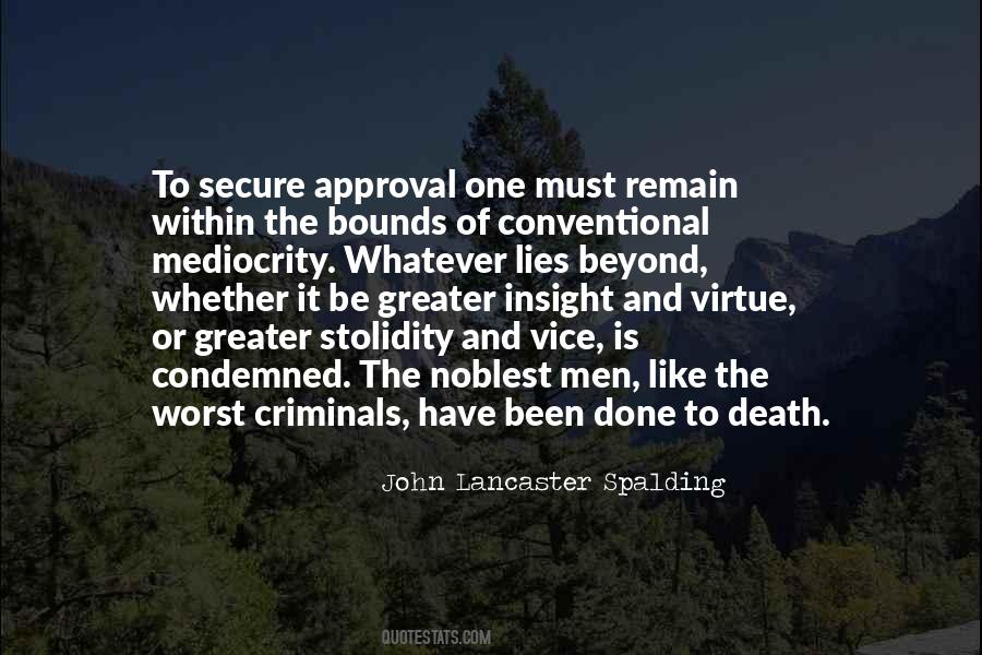 John Lancaster Spalding Quotes #709760