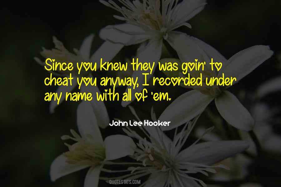 John Lee Hooker Quotes #746795