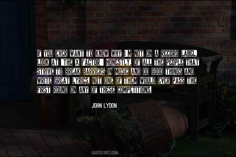 John Lydon Quotes #23780