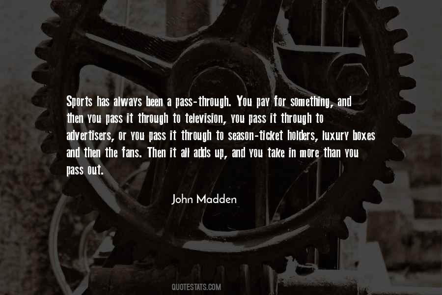 John Madden Quotes #445543