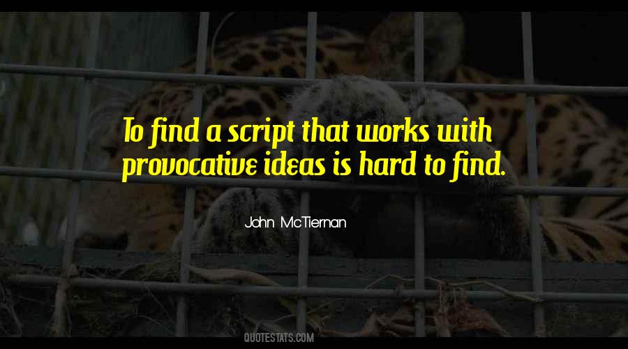 John McTiernan Quotes #473680