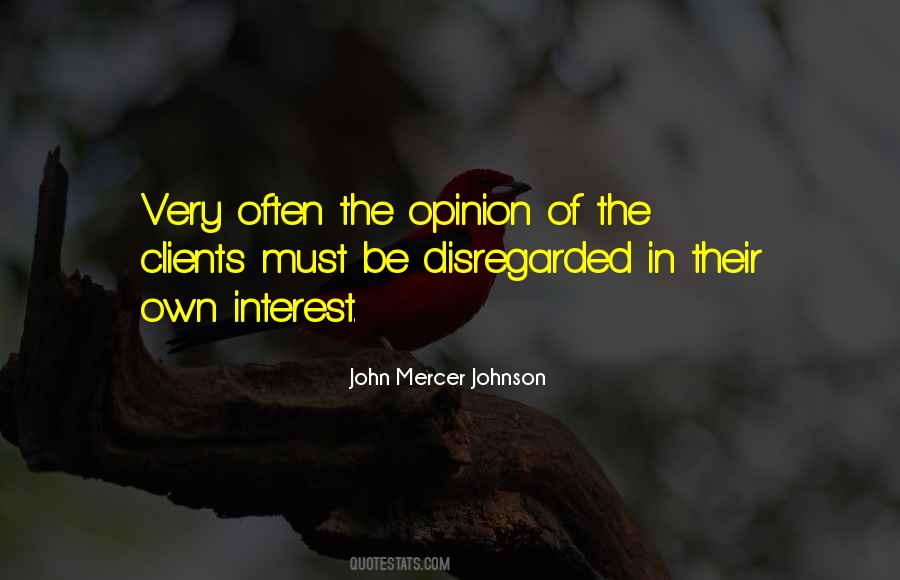 John Mercer Johnson Quotes #1270251