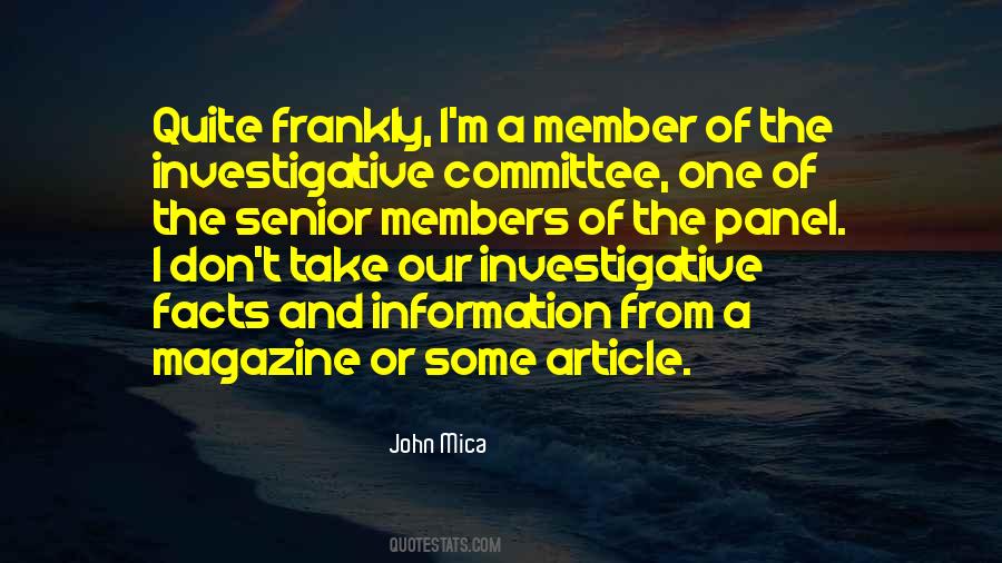 John Mica Quotes #6252