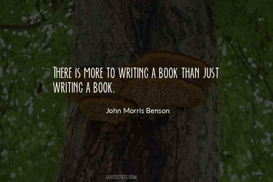 John Morris Benson Quotes #1102620