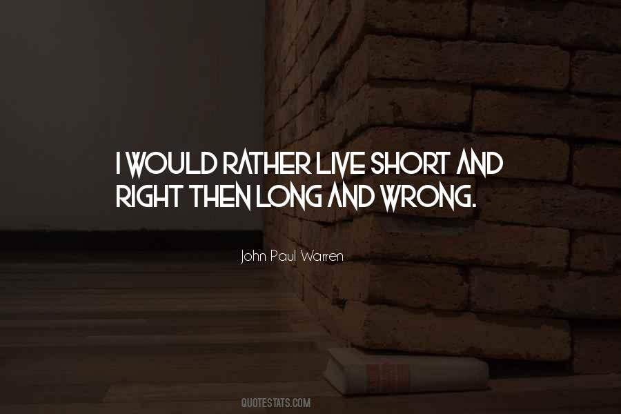 John Paul Warren Quotes #1563340