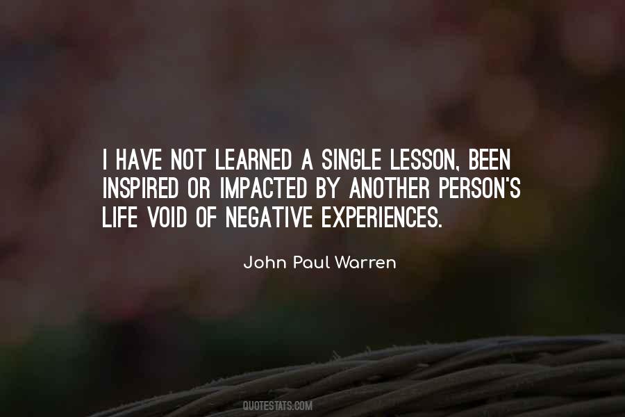 John Paul Warren Quotes #1746824