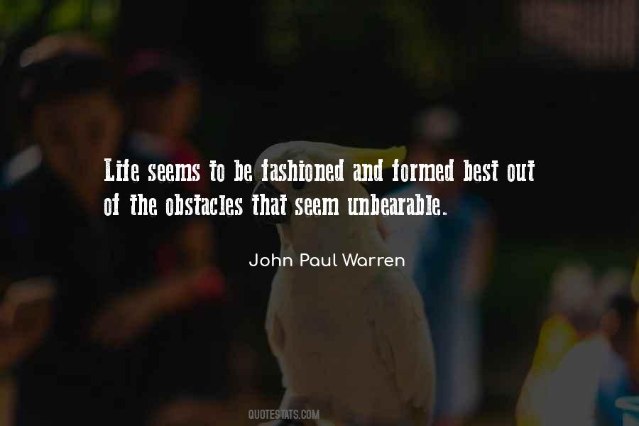 John Paul Warren Quotes #366476