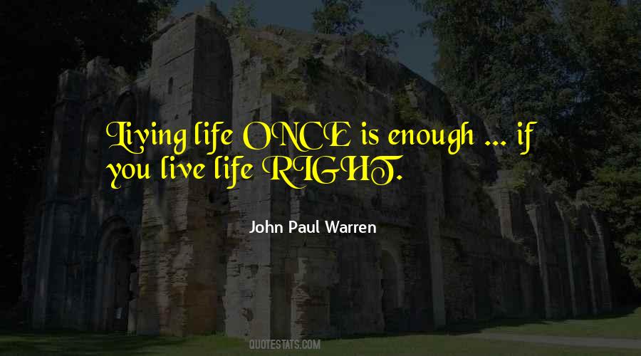 John Paul Warren Quotes #402527