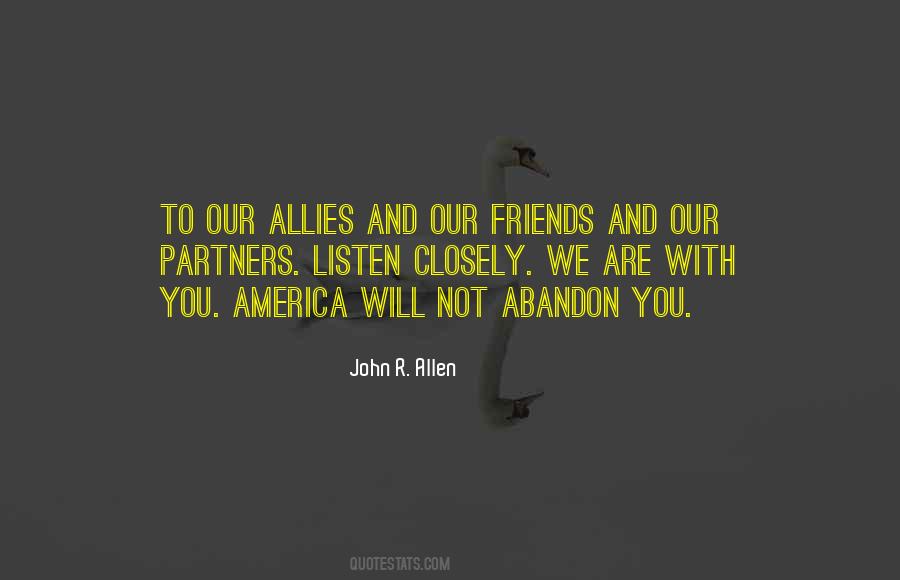 John R. Allen Quotes #986337