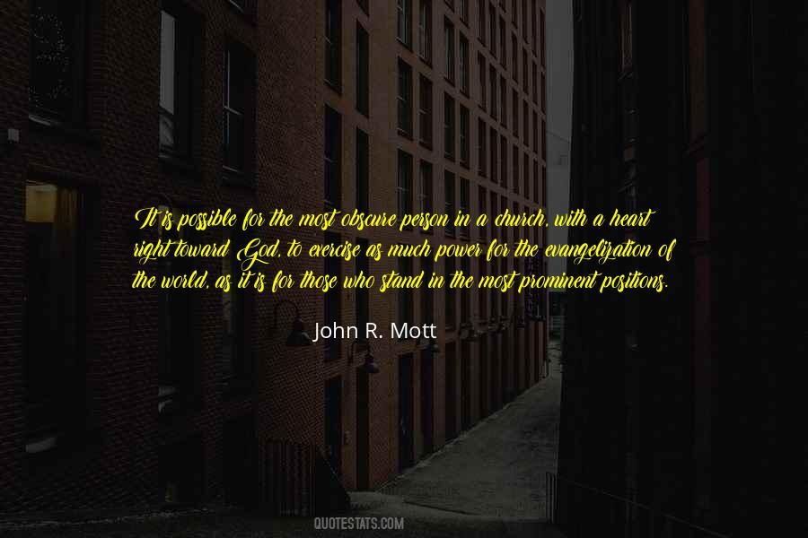 John R. Mott Quotes #717947