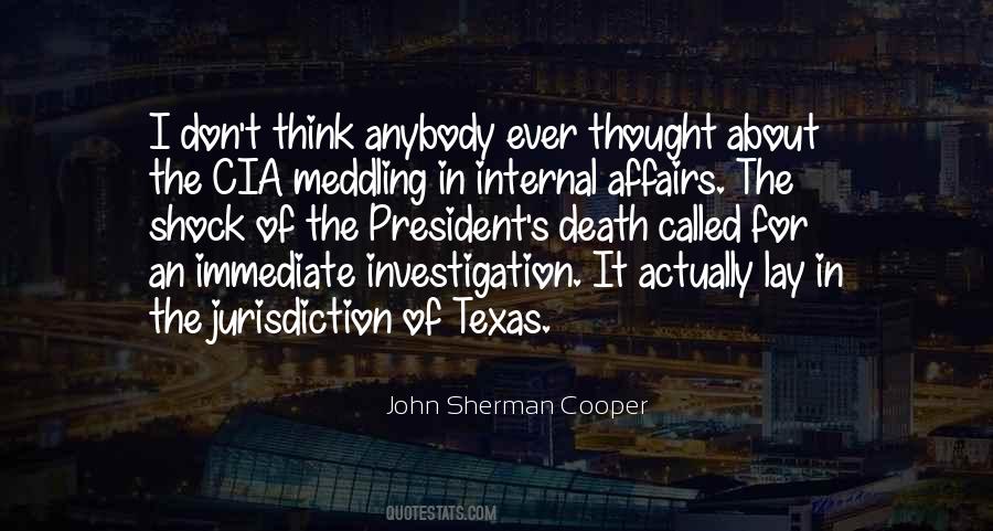 John Sherman Cooper Quotes #753867